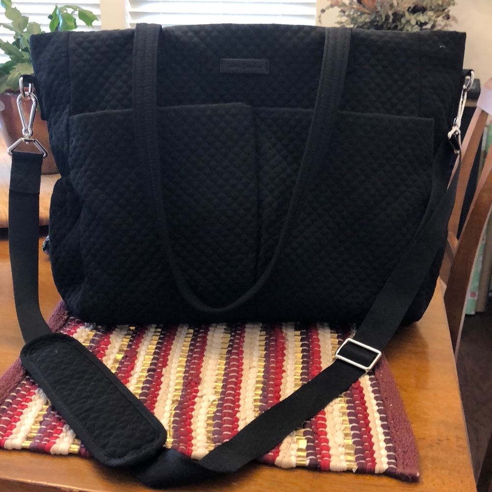 Vera Bradley Iconic Ultimate Baby Bag, black
